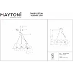 Подвесная люстра Maytoni MOD545PL-25BS