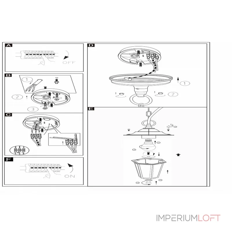 Подвесной светильник Eglo ПРОМО Laterna 4 22471 Цвет арматуры черный Цвет плафонов прозрачный от ImperiumLoft