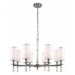 Подвесная люстра Stilfort Leader 1047/11/08P Цвет плафонов кремовый Цвет арматуры черный от ImperiumLoft