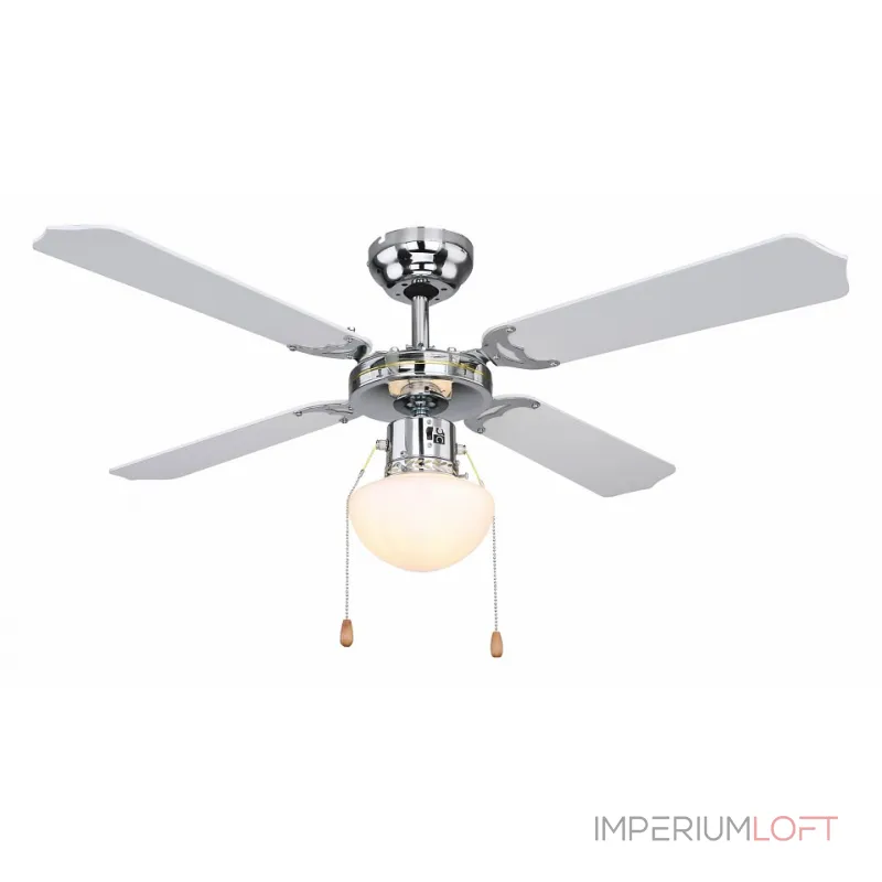 Потолочная люстра с вентилятором Champion 0309CSW Globo