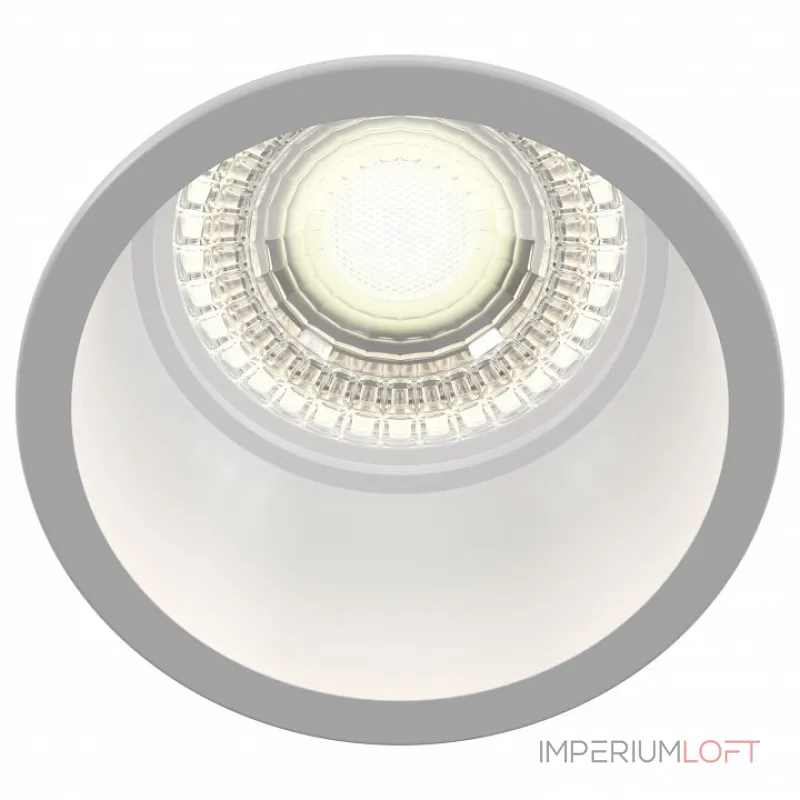 Встраиваемый светильник Maytoni Reif DL049-01W Цвет арматуры белый от ImperiumLoft