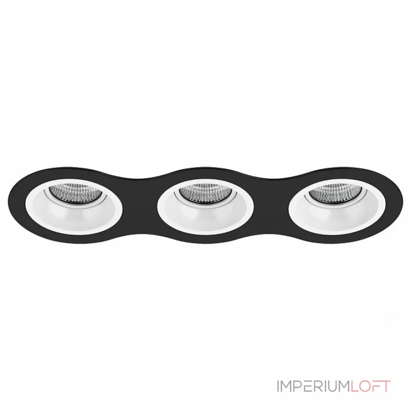 Встраиваемый светильник Lightstar Domino D637060606 цвет арматуры черно-белый от ImperiumLoft Встраиваемый светильник Lightstar Domino D637060606 цвет арматуры черно-белый от ImperiumLoft