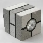 Накладной светильник Lussole Mount Vernon LSP-9686 Цвет арматуры черный Цвет плафонов серый от ImperiumLoft