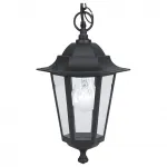 Подвесной светильник Eglo ПРОМО Laterna 4 22471 Цвет арматуры черный Цвет плафонов прозрачный от ImperiumLoft