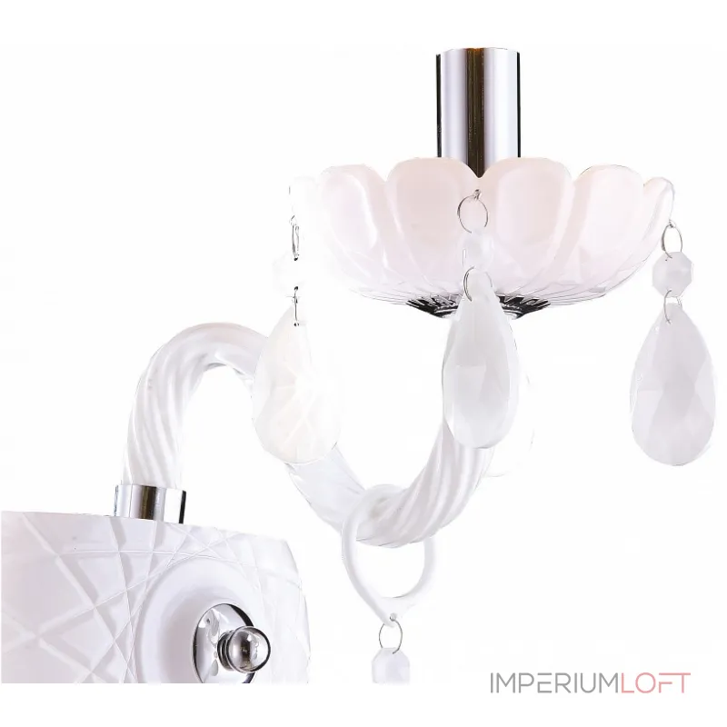 Бра Arte Lamp Teatro A3964AP-1WH Цвет арматуры хром Цвет плафонов белый от ImperiumLoft Бра Arte Lamp Teatro A3964AP-1WH Цвет арматуры хром Цвет плафонов белый от ImperiumLoft