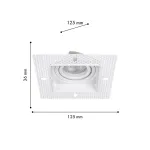 Встраиваемый светильник Favourite Lamppu 4534-1C от ImperiumLoft