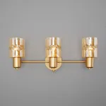 Бра Eurosvet Ansa 20120/3 перламутровое золото Цвет плафонов янтарный Цвет арматуры золото от ImperiumLoft