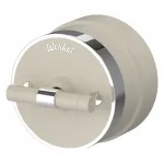 Выключатель двухклавишный с корпусом Werkel Vintage слоновая кость, хром W5822055 от ImperiumLoft