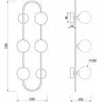 Бра Freya Inversion FR5233WL-04BS1 от ImperiumLoft