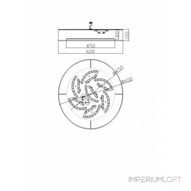 Потолочный светильник Freya FR6005CL-L48G Потолочный светильник Freya FR6005CL-L48G