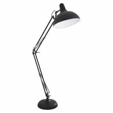 Торшер Arte Lamp Goliath A2487PN-1BK Цвет арматуры черный Цвет плафонов черный