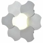 Бра Vele Luce Pala 742 2 VL8045W01 Цвет арматуры серебро Цвет плафонов серебро от ImperiumLoft