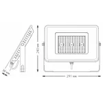 Настенно-потолочный прожектор Gauss Qplus 690511100 Цвет плафонов прозрачный от ImperiumLoft