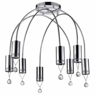 Подвесная люстра Vele Luce Pioggia VL4283L08 Подвесная люстра Vele Luce Pioggia VL4283L08