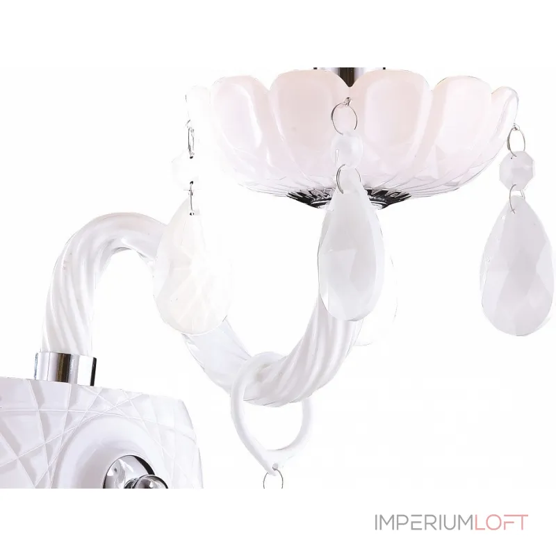 Бра Arte Lamp Teatro A3964AP-1WH Цвет арматуры хром Цвет плафонов белый от ImperiumLoft Бра Arte Lamp Teatro A3964AP-1WH Цвет арматуры хром Цвет плафонов белый от ImperiumLoft