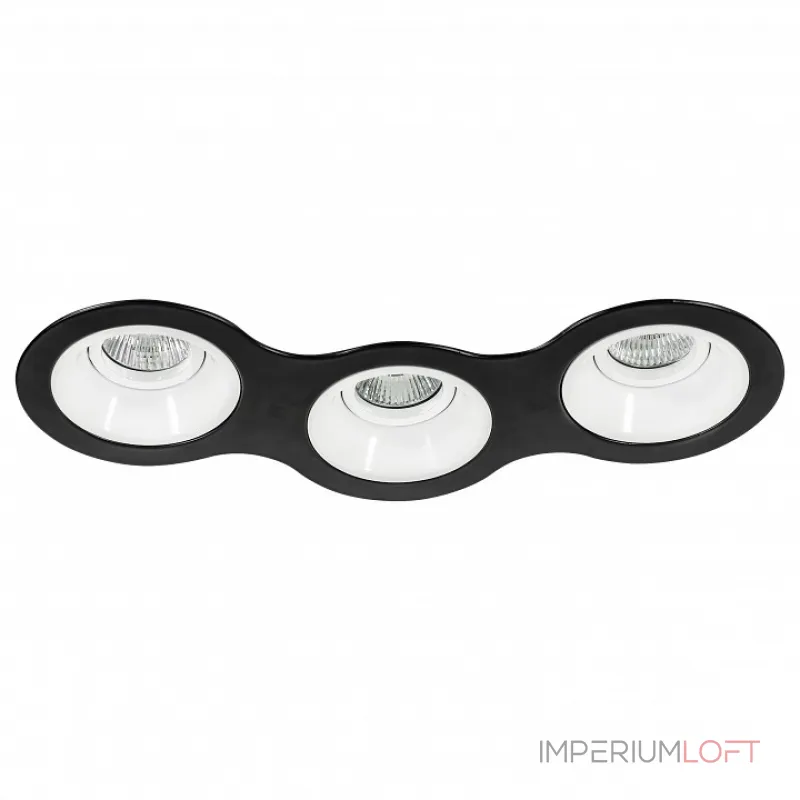 Встраиваемый светильник Lightstar Domino D697060606 цвет арматуры черно-белый от ImperiumLoft Встраиваемый светильник Lightstar Domino D697060606 цвет арматуры черно-белый от ImperiumLoft