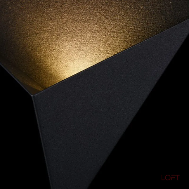 Накладной светильник Maytoni Trame C808WL-L3B Цвет арматуры черный Цвет плафонов черный от ImperiumLoft