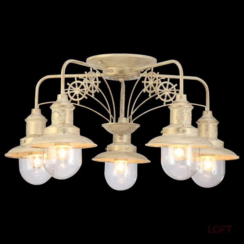 Потолочная люстра Arte Lamp Sailor A4524PL-5WG 