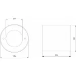 Накладной светильник Elektrostandard Orsa 25041/LED от ImperiumLoft