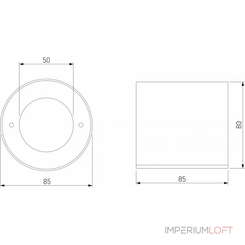 Накладной светильник Elektrostandard Orsa 25041/LED от ImperiumLoft