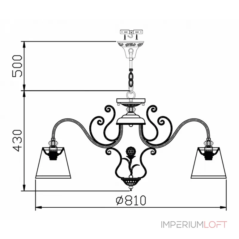 Потолочная люстра Maytoni ARM420-08-R Потолочная люстра Maytoni ARM420-08-R