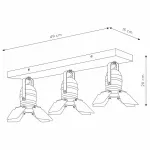 Спот Lucide Picto 17997/03/35 Цвет плафонов синий Цвет арматуры серый от ImperiumLoft