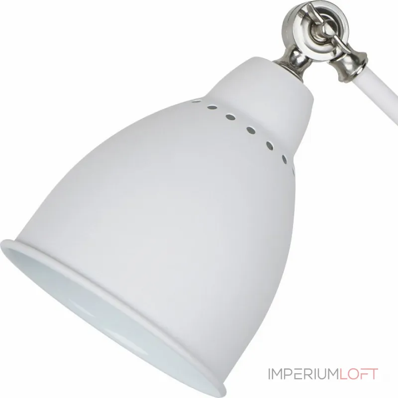 Бра Arte Lamp Braccio A2054AP-1WH Цвет арматуры белый Цвет плафонов белый от ImperiumLoft Бра Arte Lamp Braccio A2054AP-1WH Цвет арматуры белый Цвет плафонов белый от ImperiumLoft