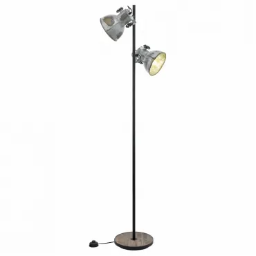 Торшер Eglo Barnstaple 49722 Цвет плафонов серый Цвет арматуры разноцветный