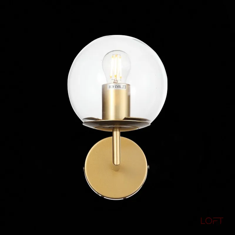 Бра ST-Luce Liora SL1150.201.01 Цвет арматуры золото Цвет плафонов прозрачный от ImperiumLoft Бра ST-Luce Liora SL1150.201.01 Цвет арматуры золото Цвет плафонов прозрачный от ImperiumLoft