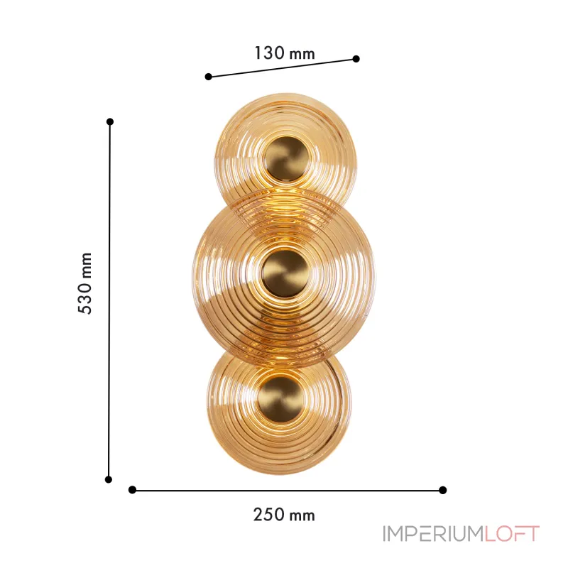 Настенный светильник Favourite Whirlpool 4571-3W от ImperiumLoft