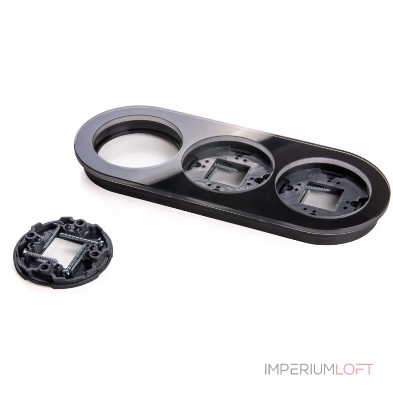 Рамка на 3 поста Werkel черный W0035108 от ImperiumLoft