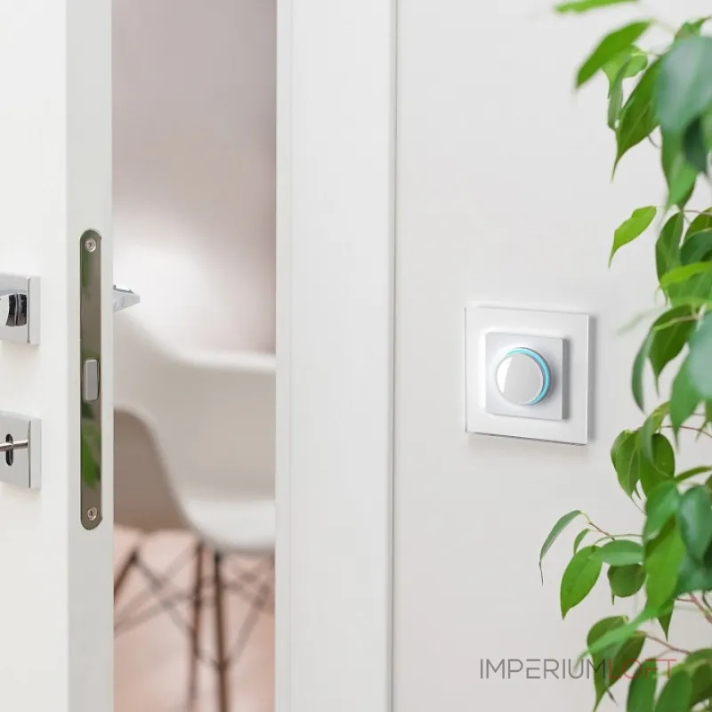 Диммер с подсветкой без рамки Werkel белый W1142101 от ImperiumLoft Диммер с подсветкой без рамки Werkel белый W1142101 от ImperiumLoft