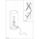 Настольная лампа декоративная Eglo ПРОМО Geo 91242 Цвет арматуры белый от ImperiumLoft