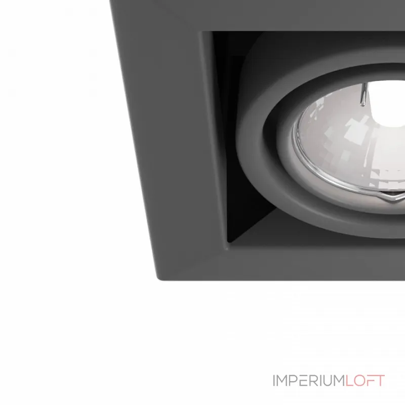 Встраиваемый светильник Maytoni Metal DL008-2-01-S Цвет арматуры серый от ImperiumLoft