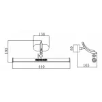 Подсветка для картин Maytoni Raphael PIC113-02-R Цвет арматуры бронза Цвет плафонов бронза от ImperiumLoft