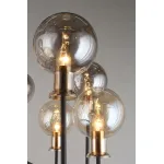 Подвесная люстра Aployt Rozet APL.902.03.11 Цвет арматуры бронза Цвет плафонов серый от ImperiumLoft