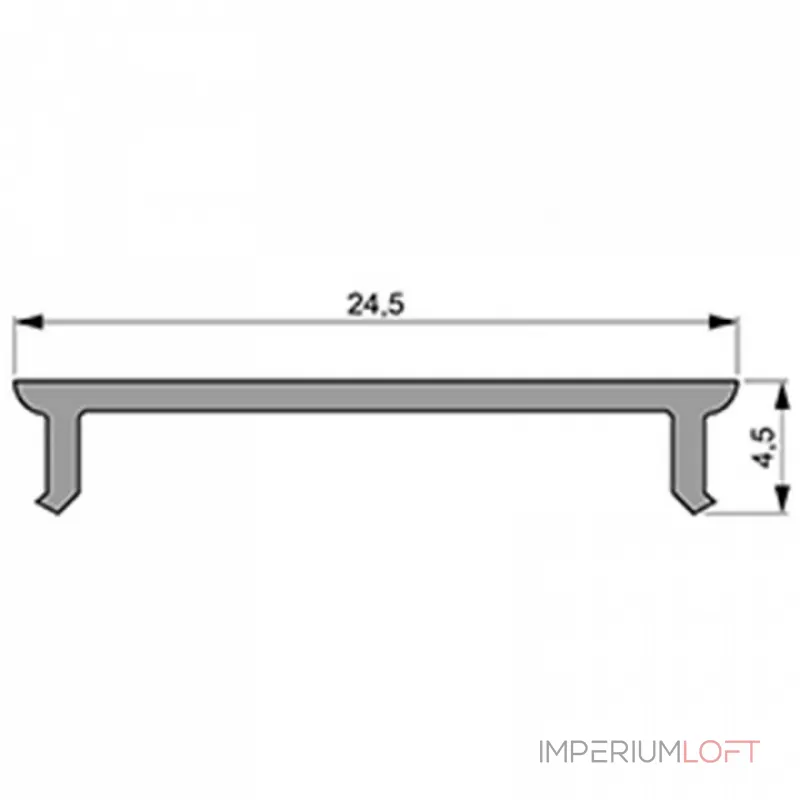Профиль накладной  Deko-Light P-01-20 983044 от ImperiumLoft