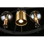 Подвесная люстра Aployt Rozet APL.902.03.11 Цвет арматуры бронза Цвет плафонов серый от ImperiumLoft