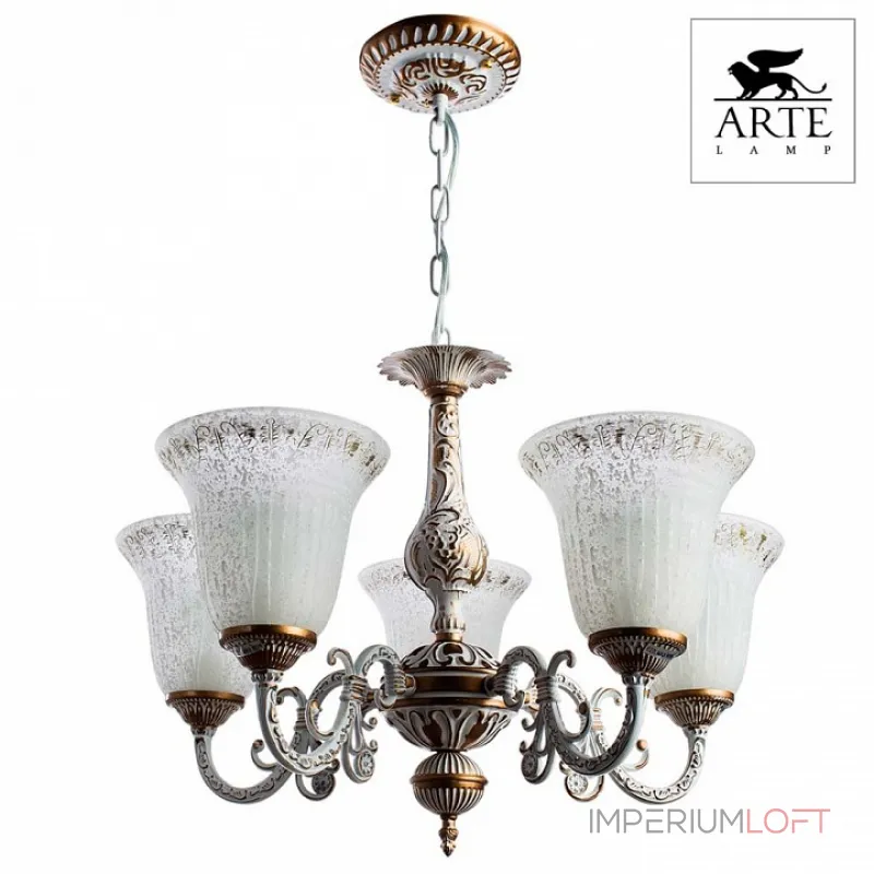 Люстра на штанге Arte Lamp Delizia A1032LM-5WG Люстра на штанге Arte Lamp Delizia A1032LM-5WG