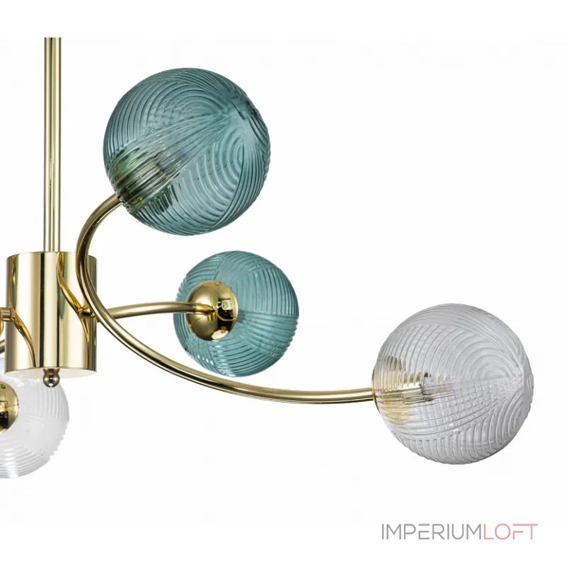 Люстра на штанге Indigo Selva 11032/6R Gold