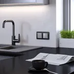 Рамка на 2 поста Werkel Acrylic черный W0022708 от ImperiumLoft