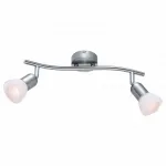 Спот Arte Lamp Falena A3115PL-2SS Цвет арматуры серебро Цвет плафонов белый от ImperiumLoft