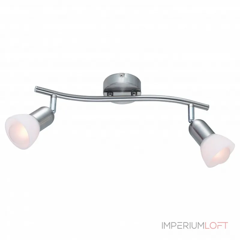 Спот Arte Lamp Falena A3115PL-2SS Цвет арматуры серебро Цвет плафонов белый от ImperiumLoft Спот Arte Lamp Falena A3115PL-2SS Цвет арматуры серебро Цвет плафонов белый от ImperiumLoft