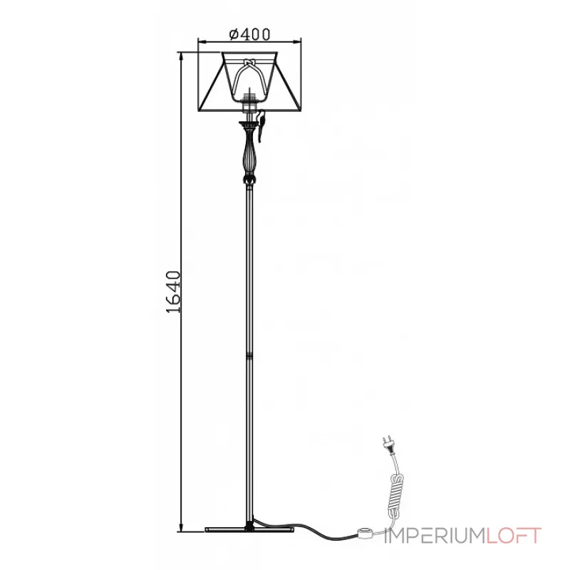 Торшер Maytoni Bird ARM013-22-W Цвет арматуры белый Цвет плафонов белый от ImperiumLoft