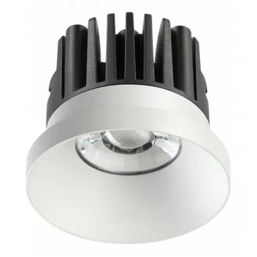 Встраиваемый светильник Novotech Metis 357585 Цвет плафонов прозрачный Цвет арматуры черно-белый