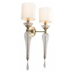 Бра Aployt Kinia APL.708.11.02 Цвет арматуры латунь Цвет плафонов белый от ImperiumLoft