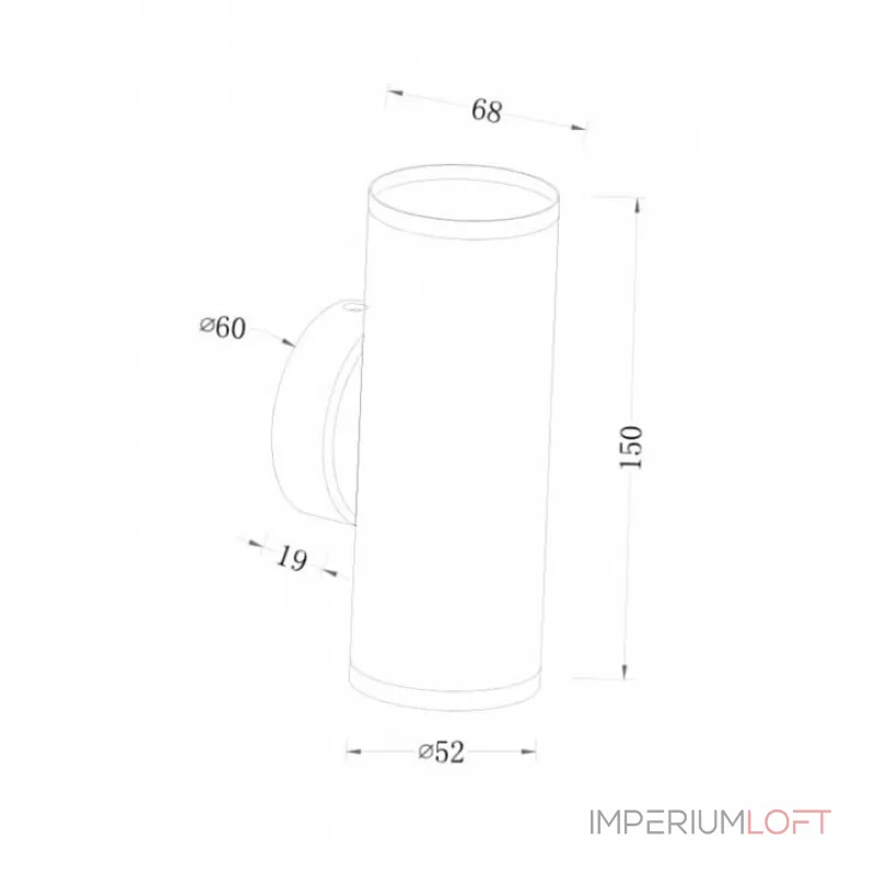 Бра Maytoni Focus S C068WL-02MG от ImperiumLoft