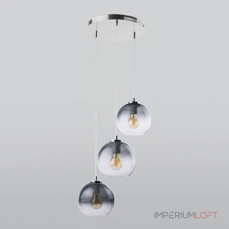 Подвесной светильник TK Lighting Santino 2795 Santino Цвет арматуры хром Цвет плафонов серый от ImperiumLoft Подвесной светильник TK Lighting Santino 2795 Santino Цвет арматуры хром Цвет плафонов серый от ImperiumLoft