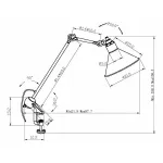 Настольная лампа офисная Lightstar Loft 765927 Цвет арматуры черный Цвет плафонов черный от ImperiumLoft