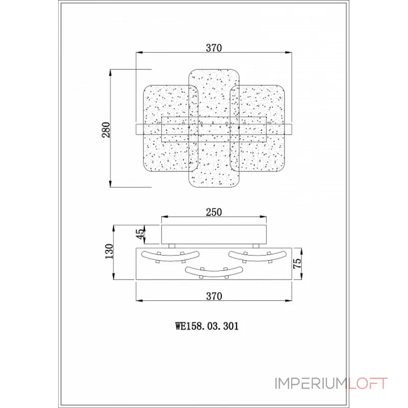 Бра Wertmark Nelly WE158.03.301 от ImperiumLoft